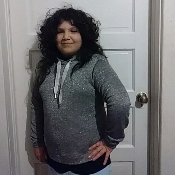 H&M Sweaters - Sparkle gray H&m hoodie